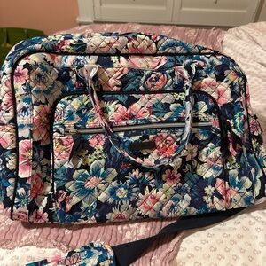 Vera Bradley Floral Quilted Weekender Women's Bag